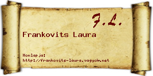 Frankovits Laura névjegykártya